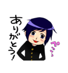 Lineスタンプ 学ラン男子高校生2 40種類 1円